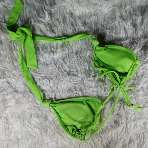 LA Hearts PacSun Mallary Knotted Triangle Bikini Top Size S - Picture 6 of 7